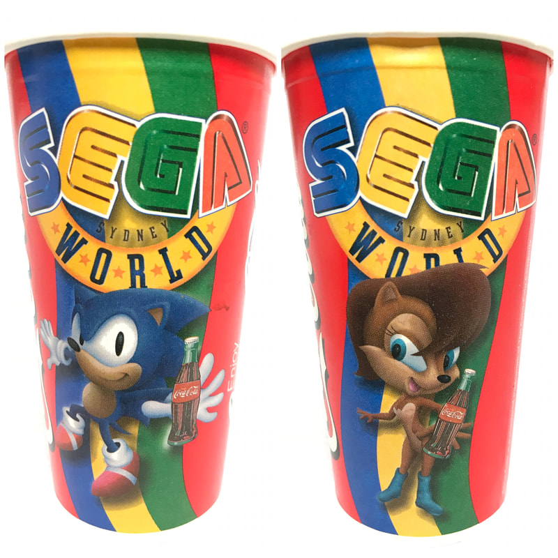 Vintage Sega Sonic The Hedgehog Coffee Mug Tea Cup 90s Video Game  Collectible