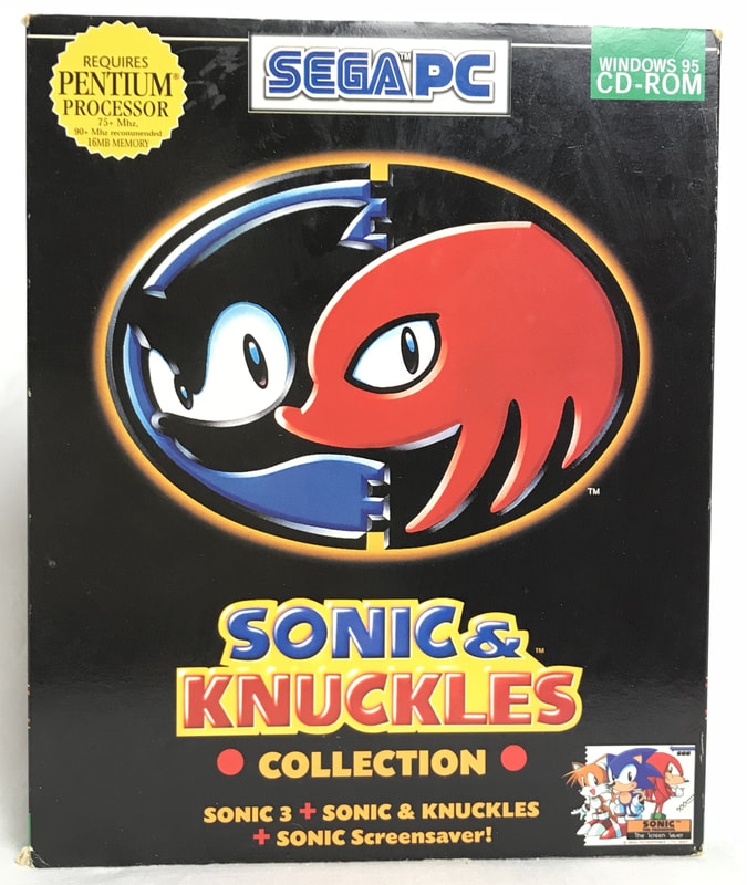 Sega Action Pack 3 PC Games Sonic & Knuckles Collection, Sonic R, Sonic CD  New