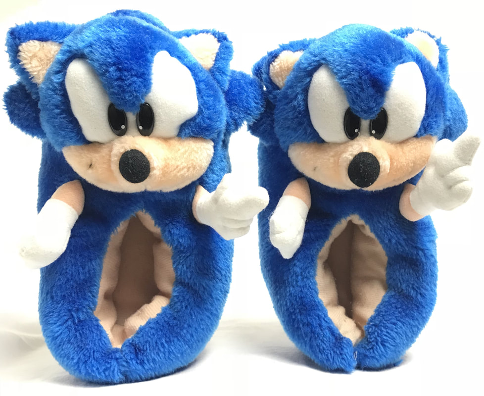 sonic the hedgehog slippers for kids